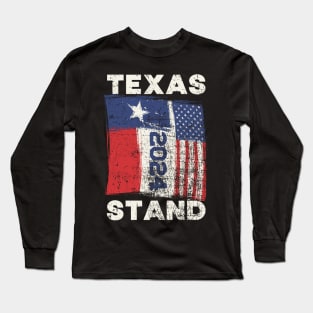 Texas Stand 2024 Flag Long Sleeve T-Shirt